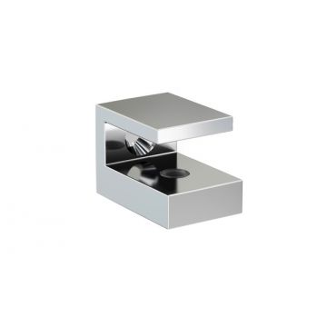 Glass Shelf Support to Suit 6-11 mm Glass Satin Nickel Plate