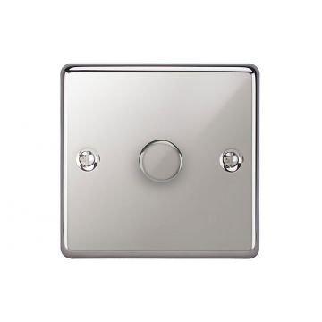 1 Gang 400W 2 Way Dimmer Switch Polished Brass Lacquered