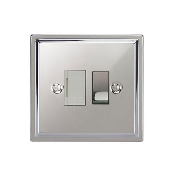 13amp Switched Fused Spur Polished Chrome Plate