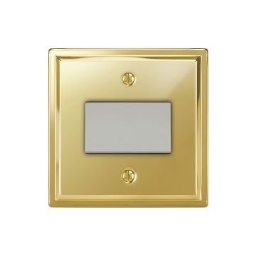Fan Isolator Switch Polished Brass Lacquered