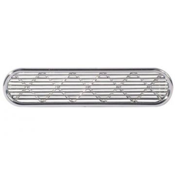 Recessed Vent 175 x 40 mm Polished Chrome