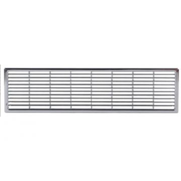 Recessed Vent 220 x 57 mm Polished Chrome