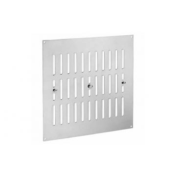 Hit and Miss Air Vent 305 x 229 mm Satin Stainless Steel