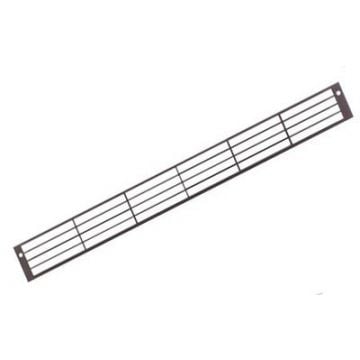 Recessed Grille 57 x 570 mm with Straight Vanes