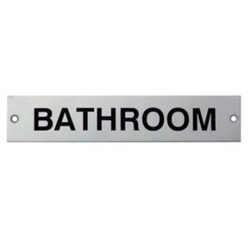 'Bathroom' Sign