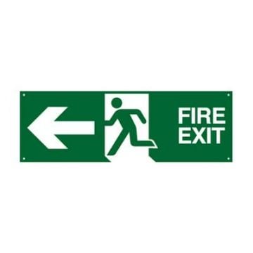 Fire Exit Left 450 x 150 mm