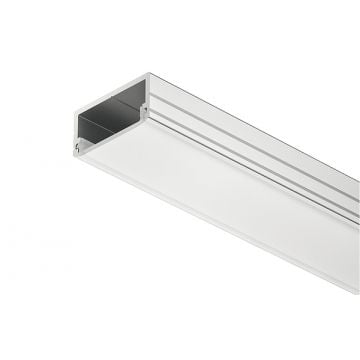 Loox Profile for LED Flexible Strip Lights Surface Mounted Frosted Cover 2500 mm
