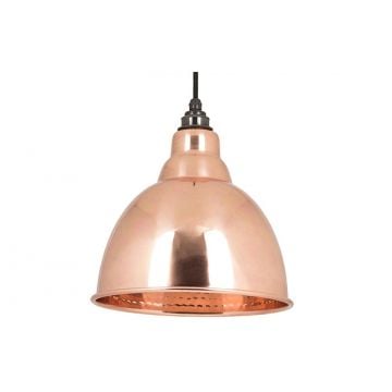 Brindley Lighting Pendant Hammered Copper Standard finish