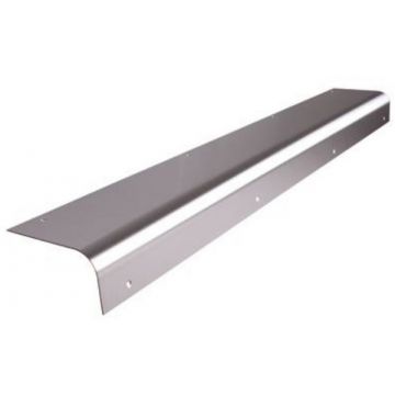 Round Step Nosing 750 mm Polished Stainless Steel