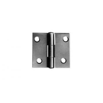 Light Steel Hinge 100 x 76 mm Electro Brass Plated