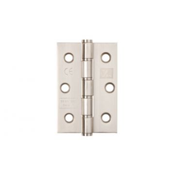 Washered Hinge 76 x 51mm Grade 7 Stainless Steel Satin Stainless Steel