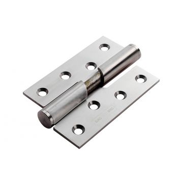 Rising Butt Hinge 100 x 75mm Anti-Clockwise Closing Stainlesss Steel Polished Stainless Steel