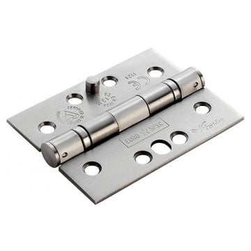 Security Ball Bearing Hinge 102 x 76mm Stainless Steel 