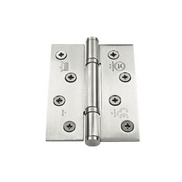 Shrouded Bearing Hinge 102 x 76 mm Class 13 Stainless Steel Polished Stainless Steel