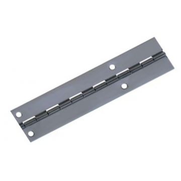 Mild Steel Continuous Hinge 1829 x 38 mm Nickel Plated