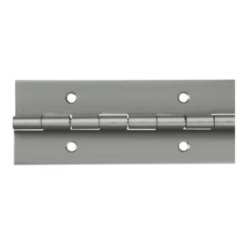Continuous Hinge 2000 x 76 x 2.5 mm Stainless Steel Satin Stainless Steel