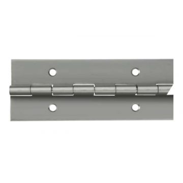 Anti-Ligature Continuous Hinge 2000 x 76 x 2.5 mm Stainless Steel Satin Stainless Steel