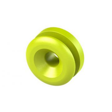 Button-Fix Lime Green Button for Wood Screw Standard finish