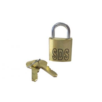 SDS Brass Padlock 35mm Standard finish