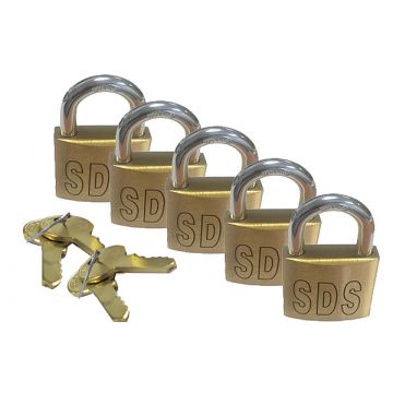 SDS Brass Padlocks 51 mm Keyed Alike