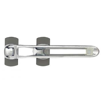 Security Door Restrictor Polished Chrome Plate