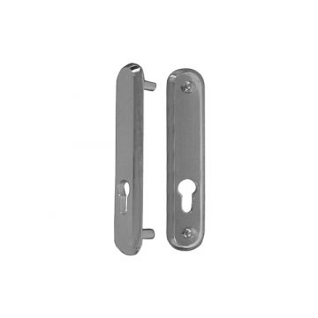 Euro Profile Security Lockguards 188 mm Polished Brass Lacquered