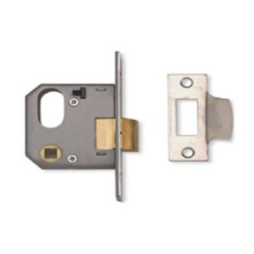 Mortice Latch Oval Profile 65 mm Polished Brass Lacquered