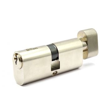 SDS Premium 6 Pin Oval Profile Cylinder Key & Thumbturn 60 mm 