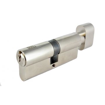 SDS Premium 6 Pin Euro Profile Key & Turn Cylinder 60 mm