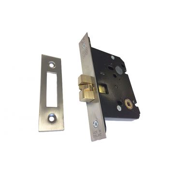 Upright Bathroom Sliding Door Lock with 5 mm Follower