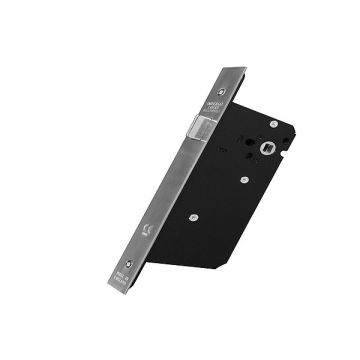 SDS Upright Mortice Latch 76 mm Heavy Sprung  Polished Brass Unlacquered