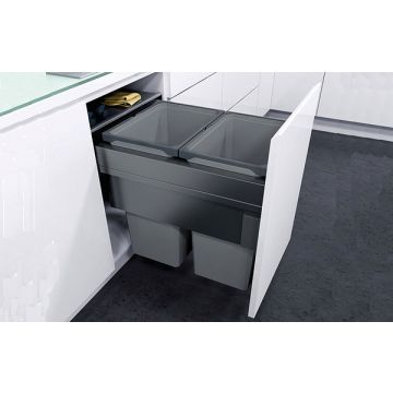 VS Envi Space XX Pro Pull Out Waste Bin 70 Litres