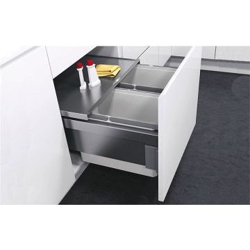 VS Envi Space Pro Pull Out Waste Bin 49 Litres 500 mm Cabinet