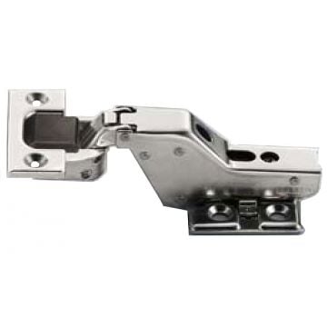 Heavy Duty Inset Concealed Hinge for Doors 18-30 mm Thick Black Nickel