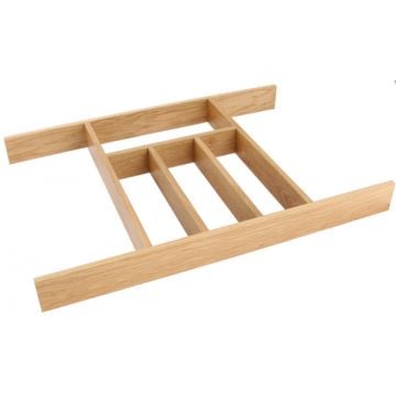 Solid Oak Cutlery Insert for Drawers 400-1000 mm