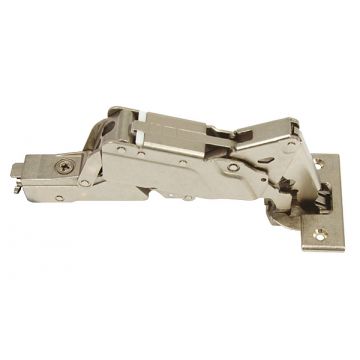 Tiomos Tipmatic 160 Deg Overlay Unsprung Click On Hinge For Doors 16-32 mm Thick Standard finish