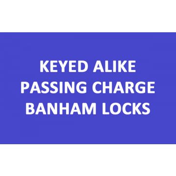 Keyed Alike Passing Charge - Banham Locks Standard finish