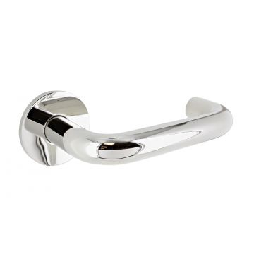 SDS Premium Safety Lever Handle 19mm Polished Stainless Steel