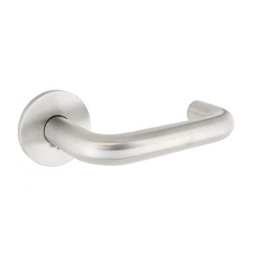 SDS Premium Safety Lever Handle 19mm Satin Stainless Steel