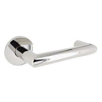 SDS Premium Mitred Safety Lever Handle 19mm Polished Stainless Steel