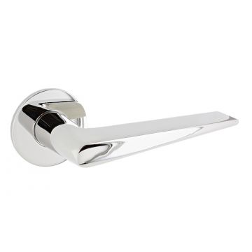 SDS Premium Wedge Lever Handle Polished Stainless Steel