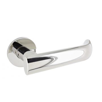 SDS Premium Oval T Bar Safety Lever Handle 19mm Polished Stainless Steel