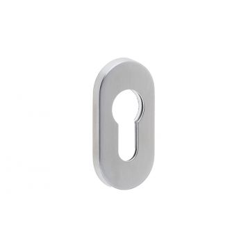SDS Premium Oval Euro Profile Escutcheon Polished Stainless Steel