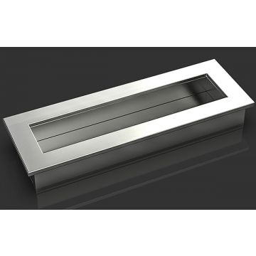 Benedict Flush Handle 175 x 60 mm Satin Brass Lacquered