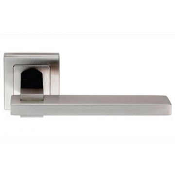 Flat Lever Satin Stainless Steel