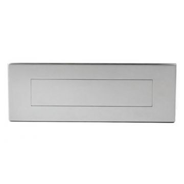 Letterplate 385 x 135 mm Stainless Steel Polished Stainless Steel