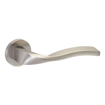Vol.la 219 Lever Handle on Round Rose Polished Chrome Plate