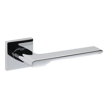 Special 247 Lever Handle on Square Rose Polished Chrome Plate