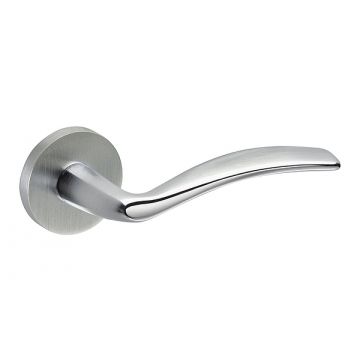 Soft 807 Lever Handle on Round Rose