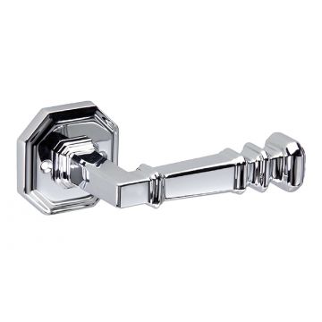 Otto 528 Lever Handle on Rose Polished Chrome Plate